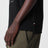 T-shirt nera in cotone con logo