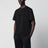 T-shirt con logo in jersey di cotone nera
