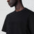 T-shirt con logo in jersey di cotone nera