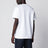 Weißes T-Shirt aus Baumwolljersey mit Logo-Patch