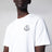 Weißes T-Shirt aus Baumwolljersey mit Logo-Patch