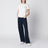 T-shirt bianca in cotone con ricamo logo
