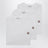 Set aus drei Baumwoll-T-Shirts mit Logo-Patch