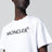 T-shirt blanc en jersey de coton avec imprimé logo
