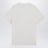 T-shirt en coton blanc avec logo tricolore brodé