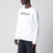 White long-sleeve T-shirt with logo