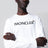 T-shirt a maniche lunghe bianca con logo