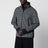Grey/White gingham zip-up fleece