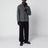 Grey/White gingham zip-up fleece