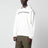 White cotton hooded sweatshirt with coordinates