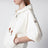 White short-sleeve jersey sweatshirt