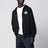 Schwarzer Hoodie aus Baumwolle mit Logo