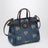 Borsa shopping Antibes piccola in denim ricamato