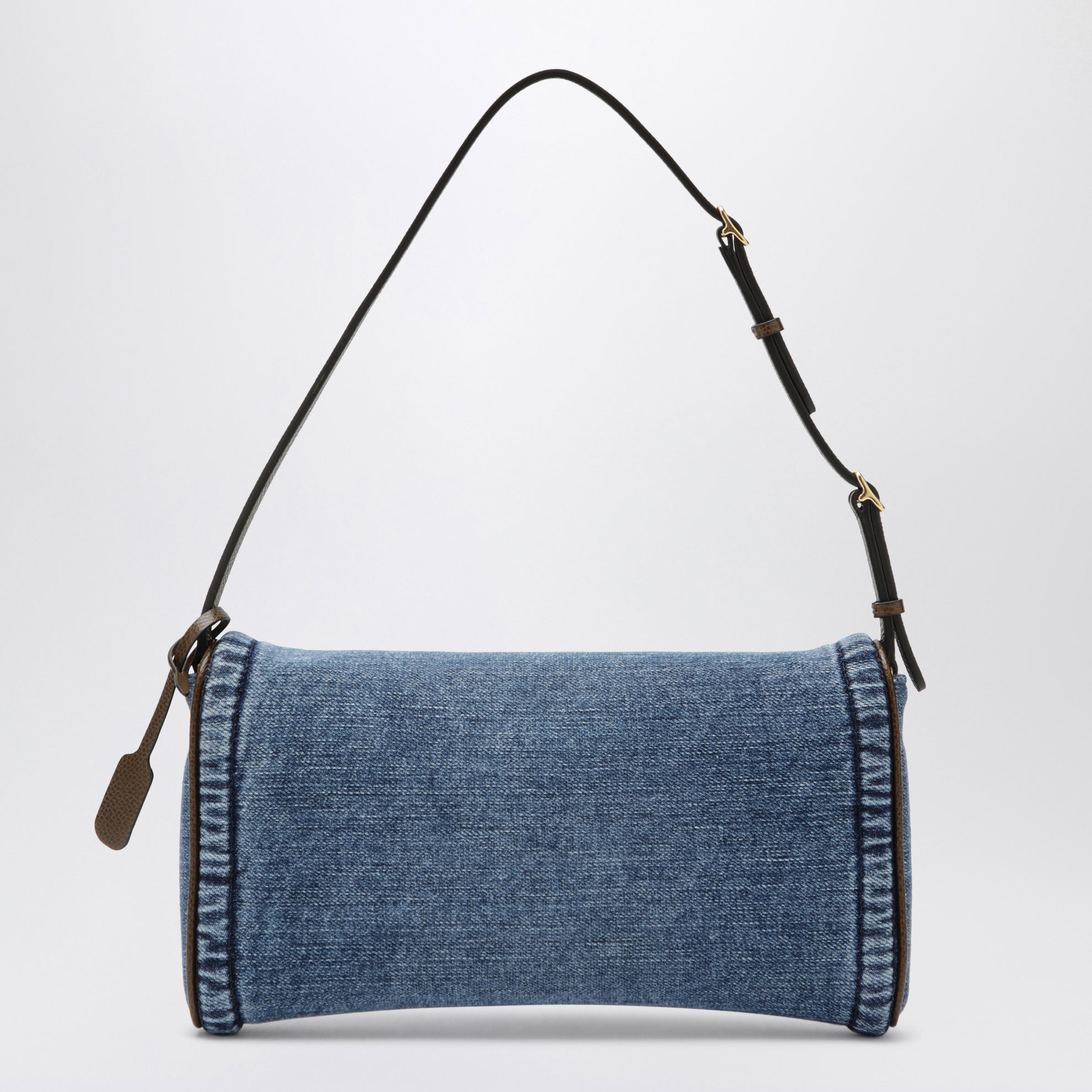 Borsa a spalla DeVain piccola in denim