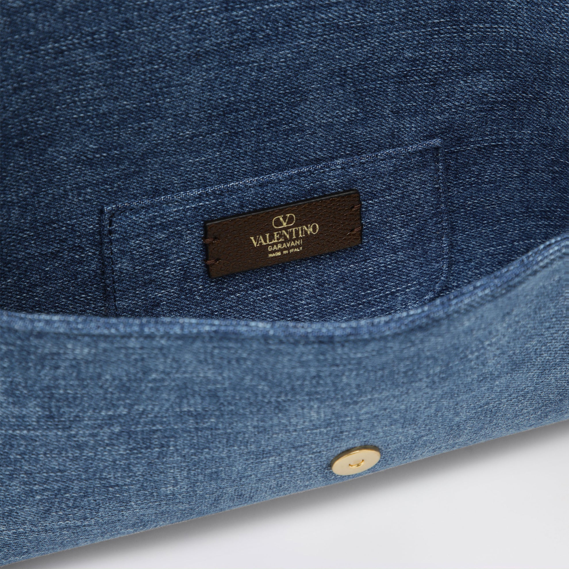 Borsa a spalla DeVain piccola in denim
