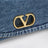 Borsa a spalla DeVain piccola in denim