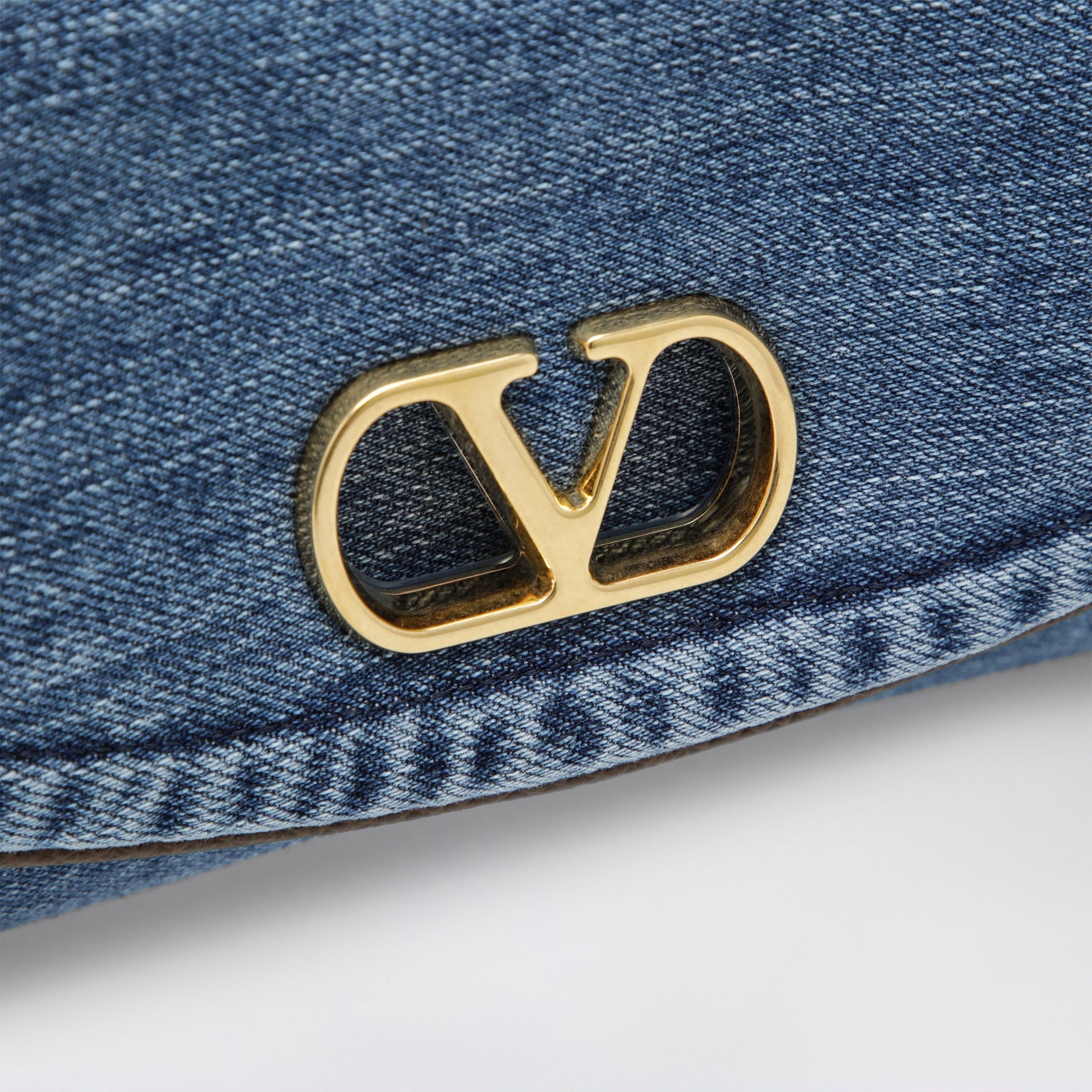 Borsa a spalla DeVain piccola in denim