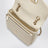 Medium Djuna shoulder bag in nappa leather, white