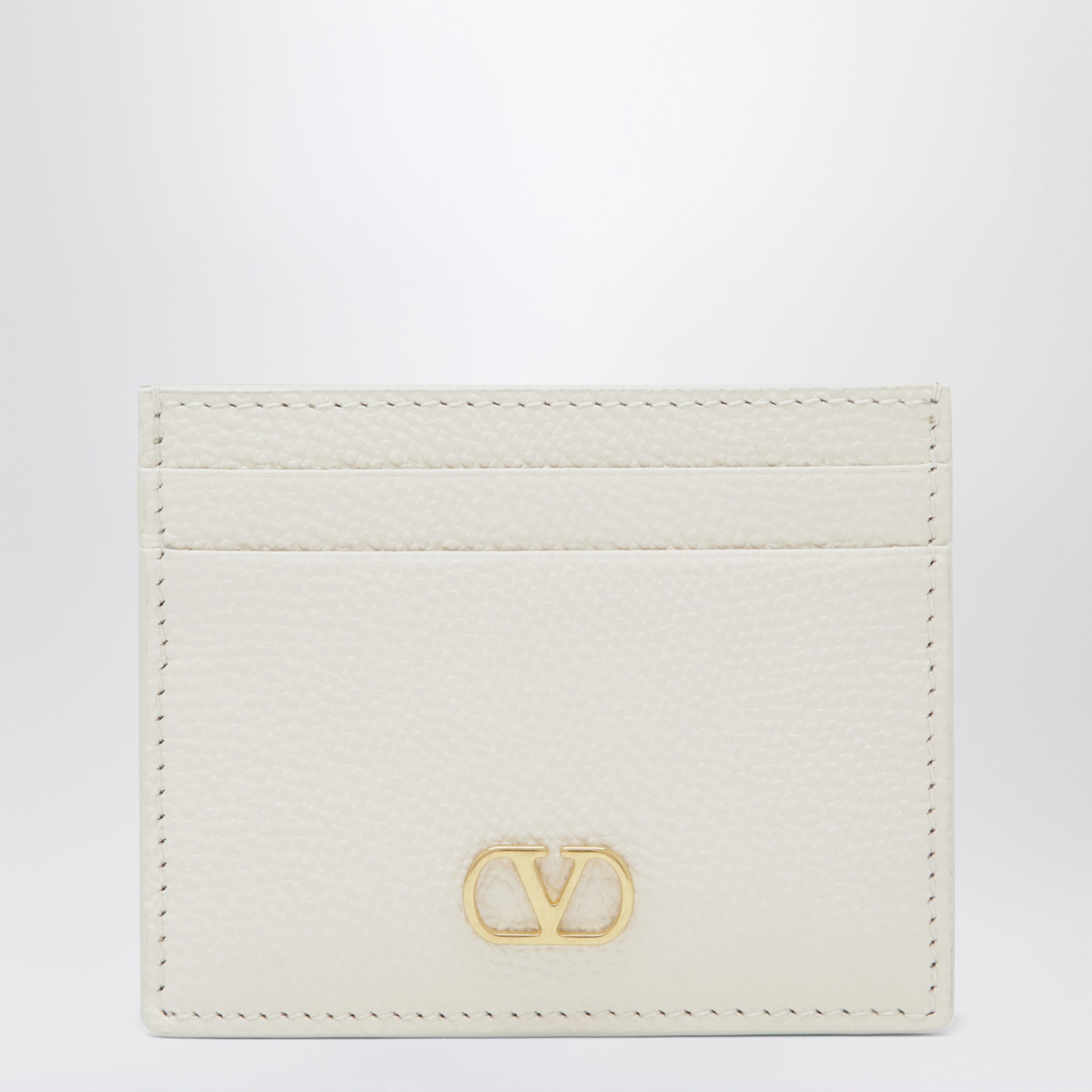 Vlogo Signature Kartenetui in Elfenbein