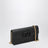 VLogo Signature chain wallet in black leather