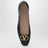 Black VLogo Signature ballerina flats in nappa leather