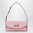 Small DeVain bag in pink cloqué jacquard fabric