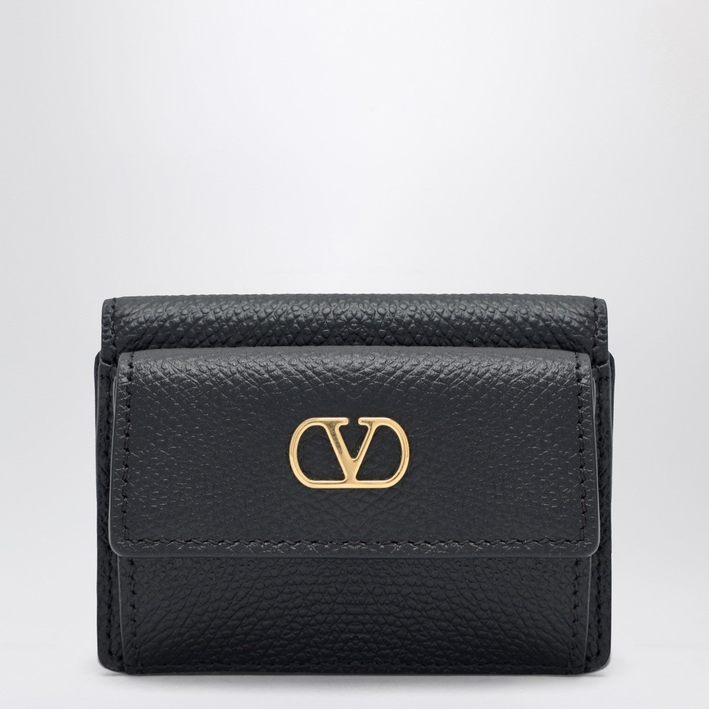 Valentino Garavani ウォレット Valentino Garavani Vlogo trifold wallet black | TheDoubleF