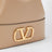 Pink leather Vlogo Signature mini hobo bag