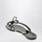 Black Rockstud Flat Sandals