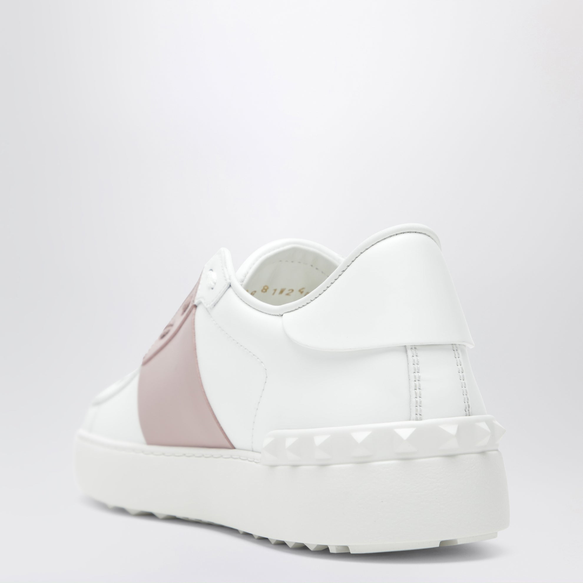 Sneakers Open bianca/rosa antico