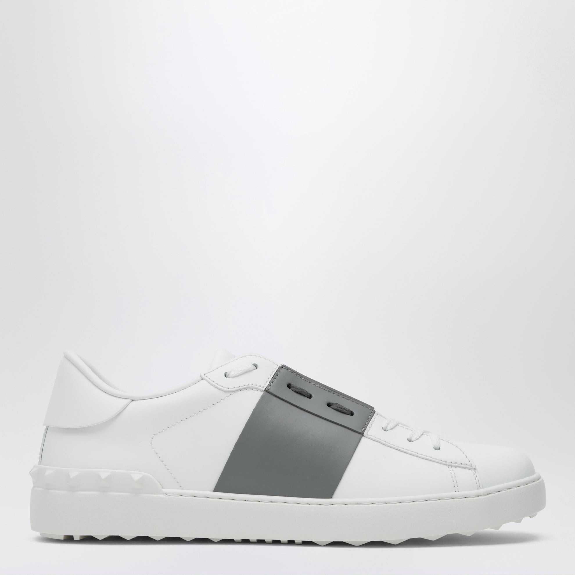 Sneakers Open blanches/acier foncé