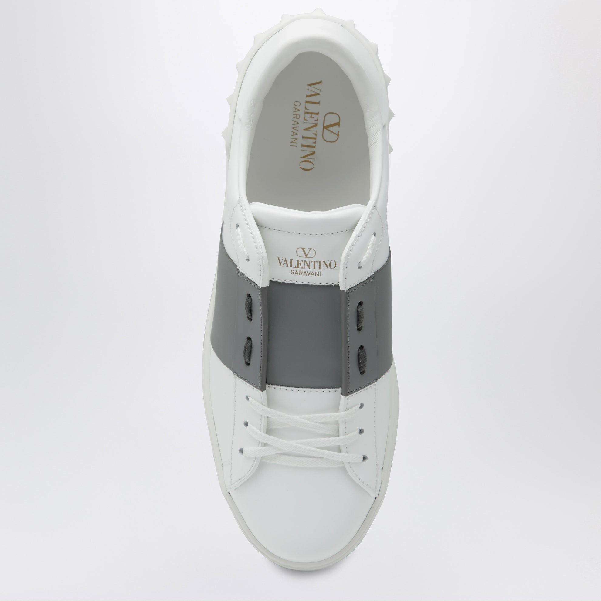 Sneakers Open blanches/acier foncé