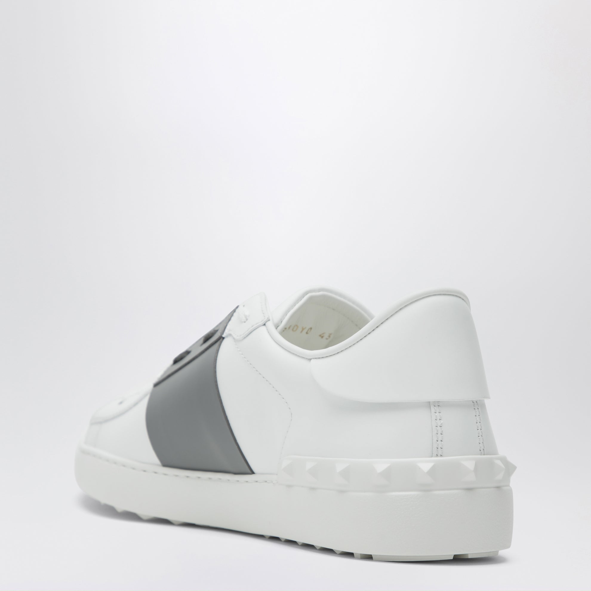 Sneakers Open blanches/acier foncé