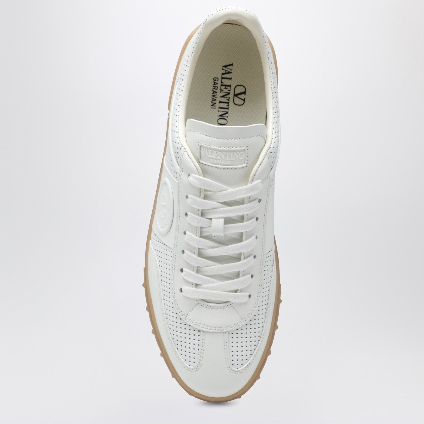 Valentino Garavani Upvillage Sneakers white in perforated leather