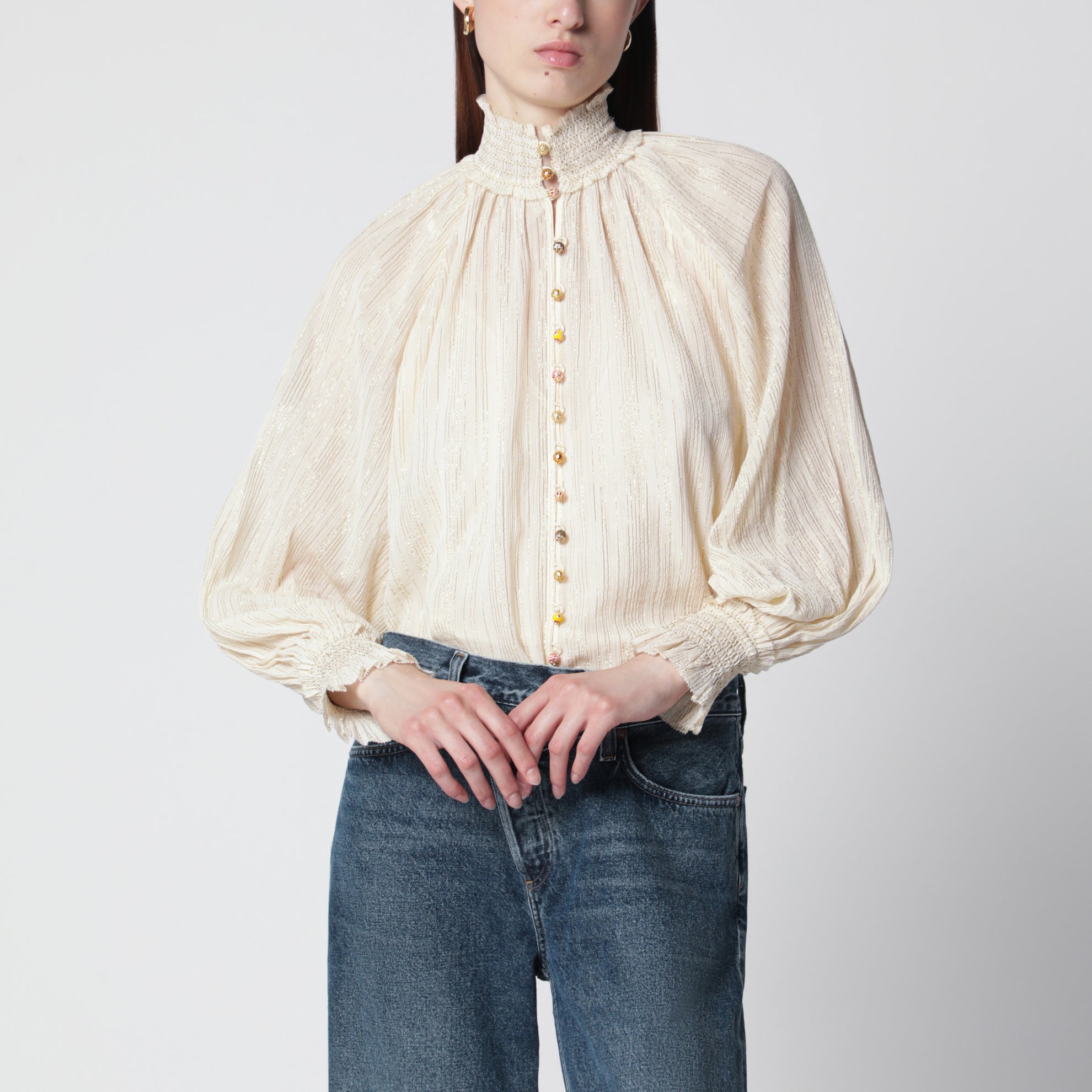 Aster blouse in cream