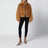 Reversible faux leather zip-up jacket