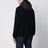 Cardigan imbottito con cappuccio nero