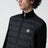 Cardigan imbottito in cotone con zip nero
