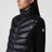 Veste zippée noire en polyester