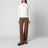 Cardigan con zip imbottito bianco