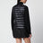 Cardigan con zip imbottito nero