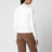 Cardigan con zip imbottito bianco
