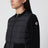 Cardigan con zip imbottito nero