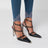 Jeans slim blu medio con pizzo