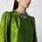 Avocado Polka-Dot Silk-Blend Jacquard Mini Dress