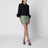 Black Jacket with a Peter Pan Collar in Virgin Wool and Silk