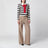 Vanilla/black striped jacket with maxi bow