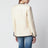 Jacke aus Seide und Leinen in Milchhonig-Farbe