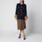 Navy peacoat in wool tweed