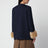 Navy peacoat in wool tweed